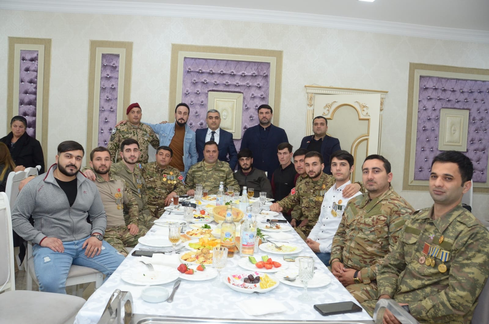 250 nəfərdən ibarət şəhid ailələri və qazilər üçün növbəti iftar süfrəsi - FOTOLAR