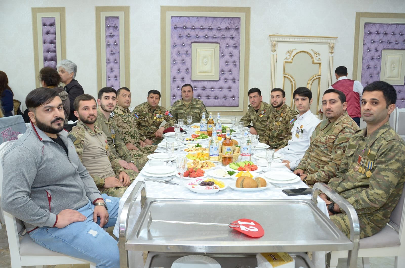 250 nəfərdən ibarət şəhid ailələri və qazilər üçün növbəti iftar süfrəsi - FOTOLAR