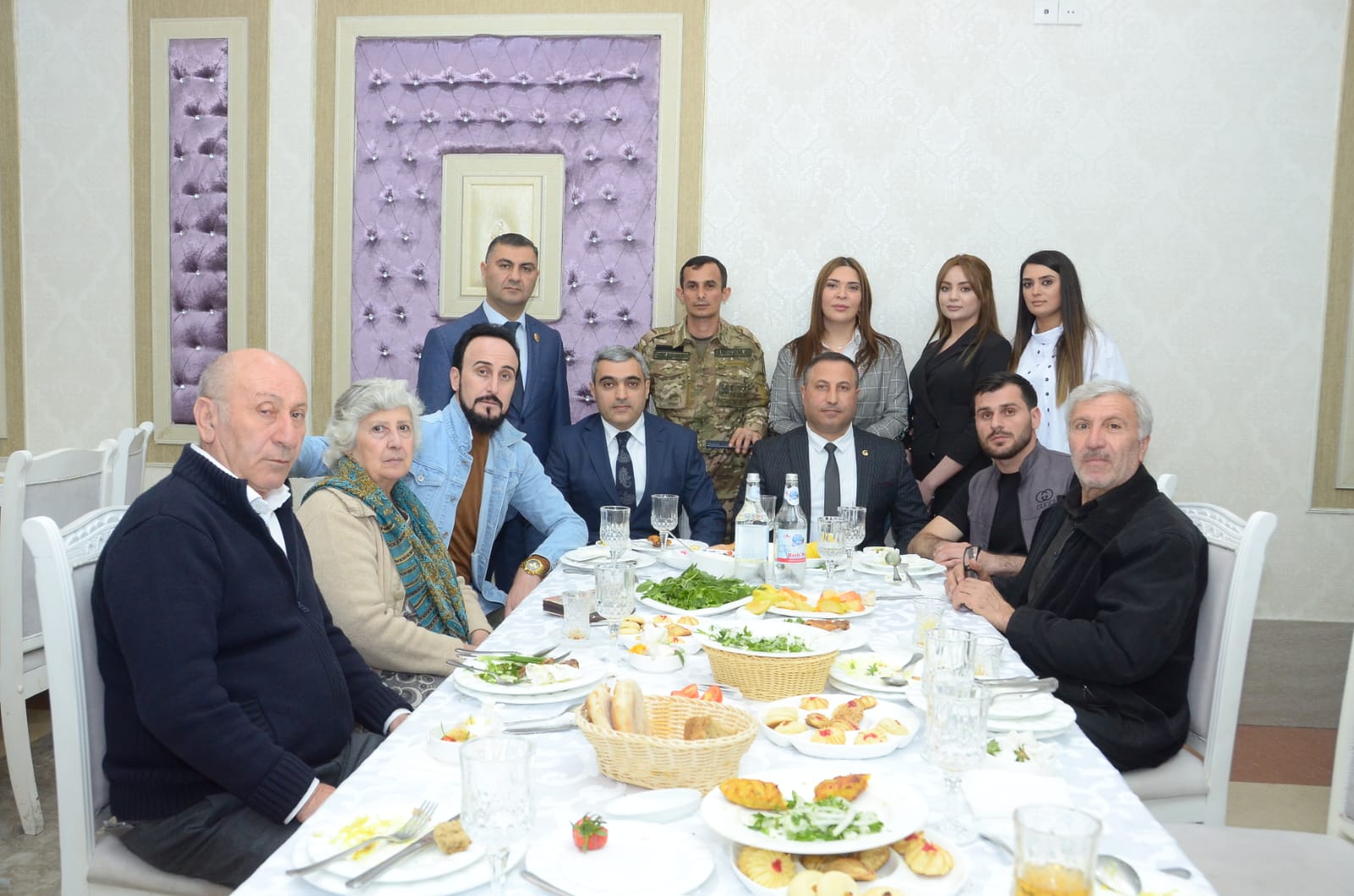 250 nəfərdən ibarət şəhid ailələri və qazilər üçün növbəti iftar süfrəsi - FOTOLAR