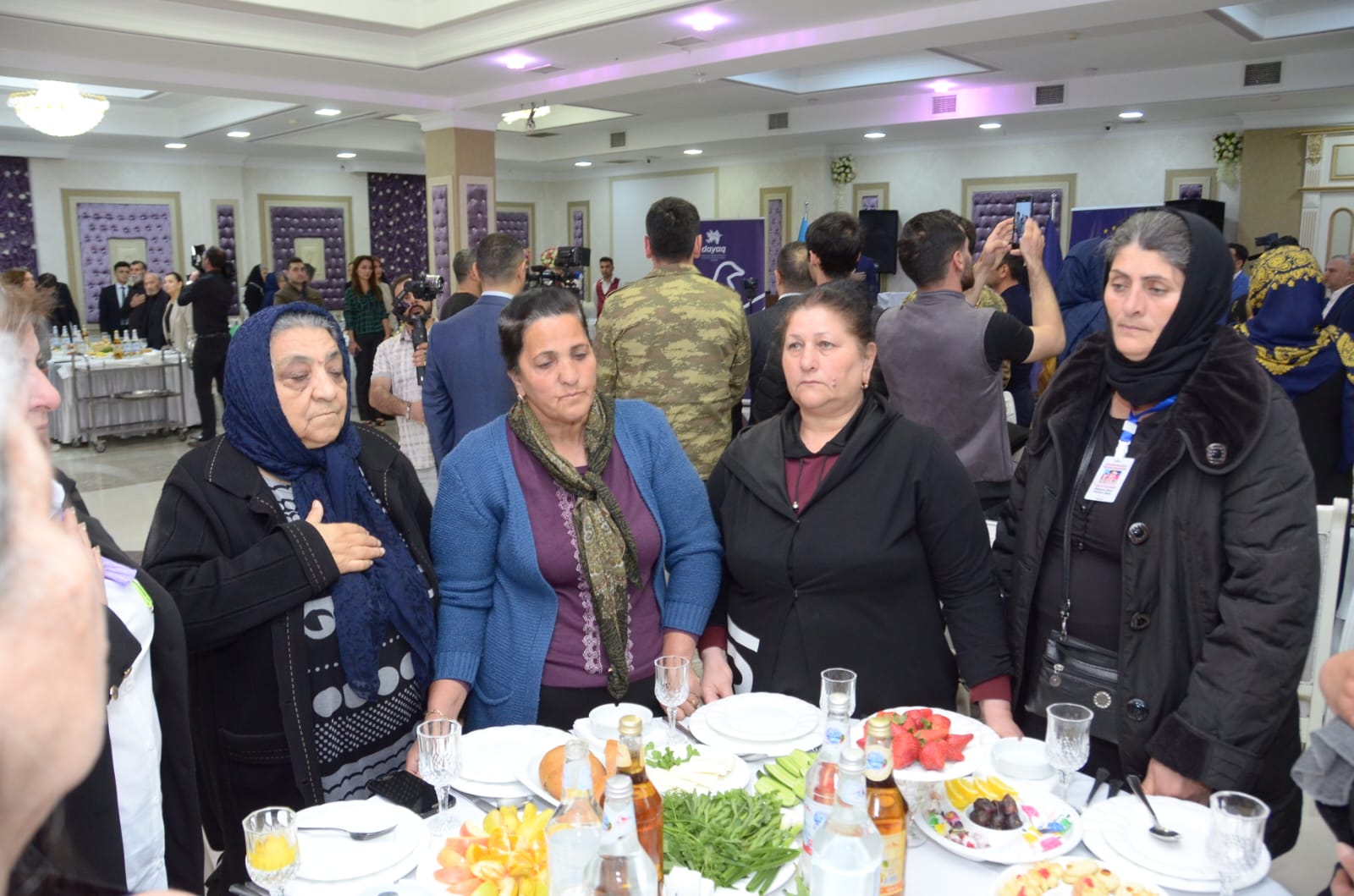 250 nəfərdən ibarət şəhid ailələri və qazilər üçün növbəti iftar süfrəsi - FOTOLAR