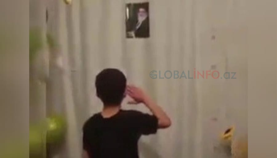 Xameneiyə Azərbaycanda "çest" verən uşaqların şok görüntüsü - VİDEO