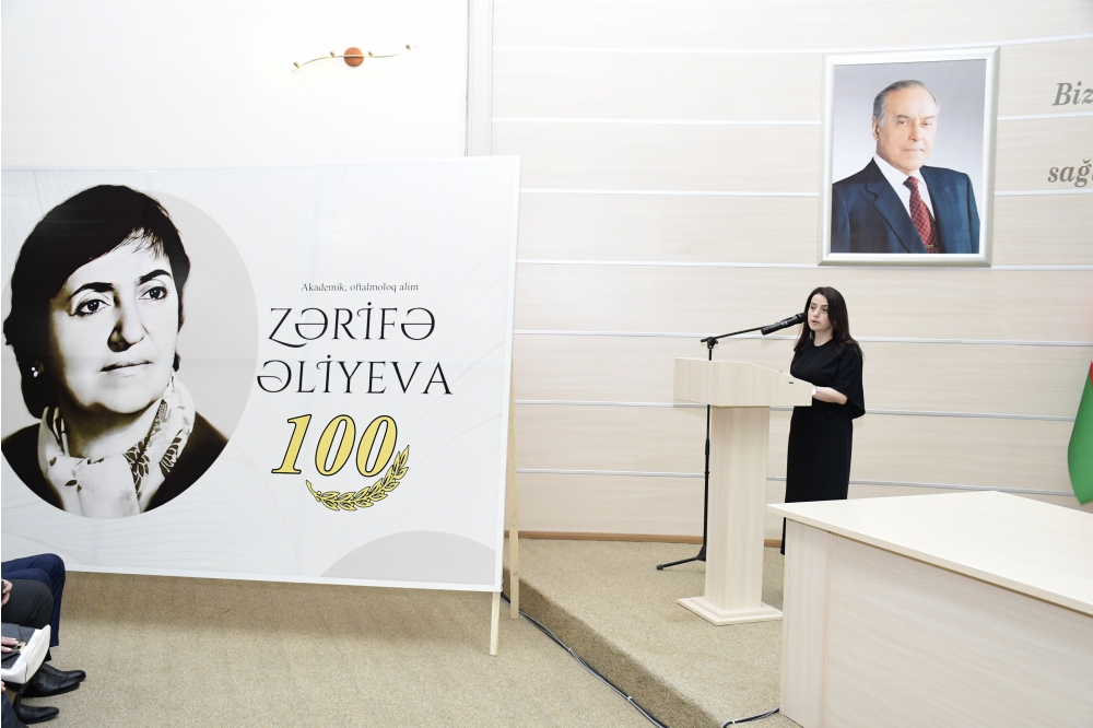 Xətai rayonunda Zərifə xanım Əliyevanın 100 illiyi ilə əlaqədar tədbir keçirildi - FOTOLAR