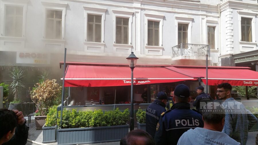 Bakıda restoran yandı - YENİLƏNİB