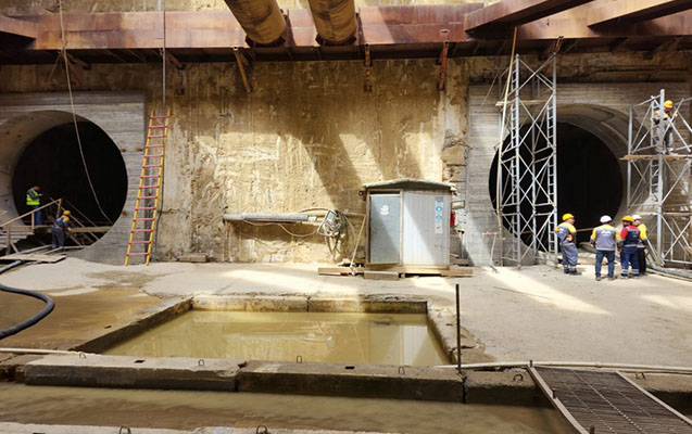 Metronun növbəti stansiyasının FOTOLARI - VİDEO