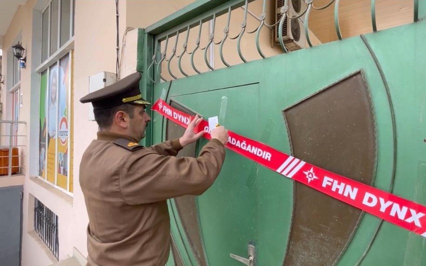 Məşhur psixologiya mərkəzində faciənin qarşısı alındı - VİDEO