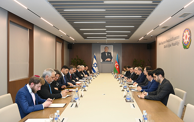 Azərbaycan və İsrail XİN başçıları görüşdü - FOTOLAR