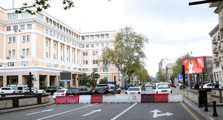 Bakının bir neçə mərkəzi küçəsi bağlanır