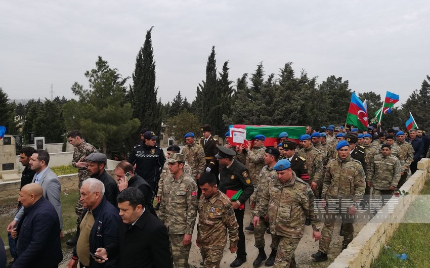 Şəhid Vidadi Zalov dəfn edildi - YENİLƏNİB