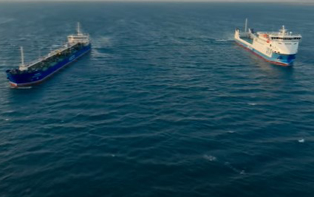 "Heydər Əliyev” tankeri və “Zərifə Əliyeva” gəmisində klip çəkildi - VİDEO