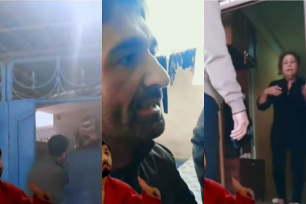 İdman zalında ölən uşağın atası məşqçinin evinə hücum çəkdi - VİDEO