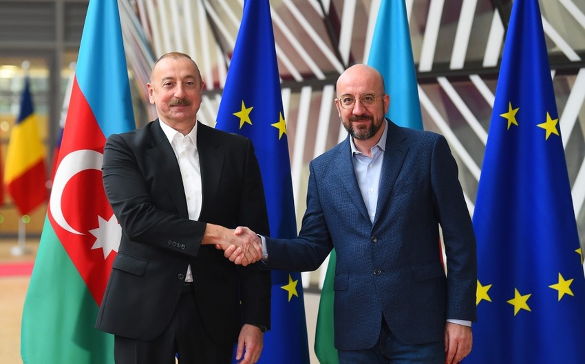 İlham Əliyevin Şarl Mişellə görüşü keçirildi - VİDEO/YENİLƏNDİ