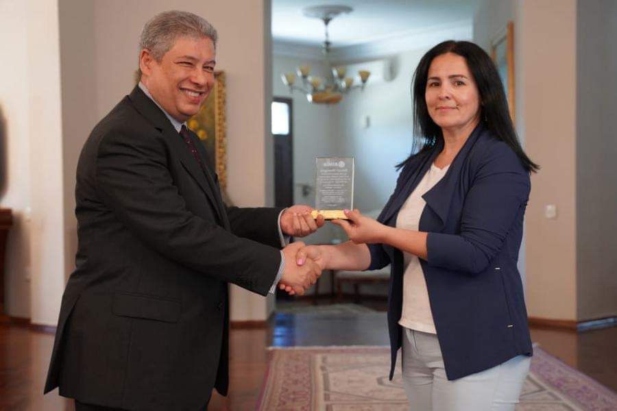 Misir səfiri Azərbaycanın nüfuzlu təşkilatına fəxri üzv seçildi - FOTO