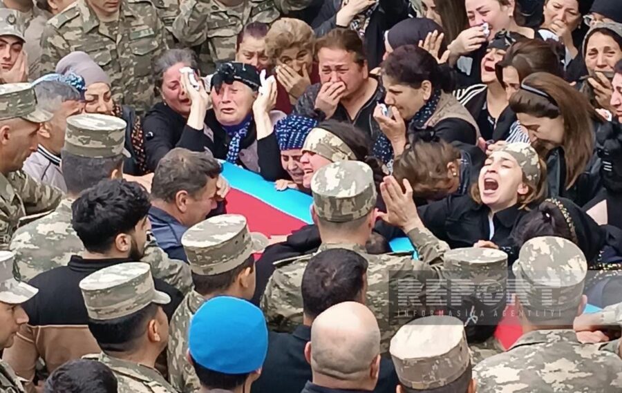 Şəhid Orxan Novruzəlizadə dəfn olundu - YENİLƏNİB