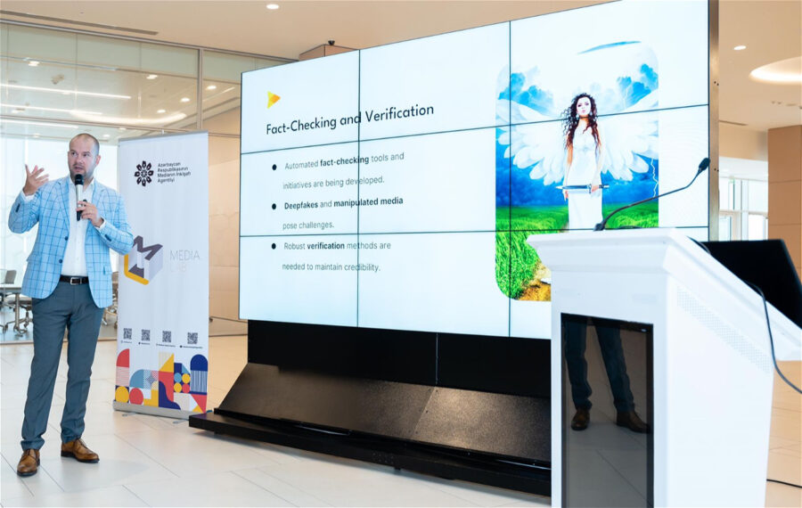 Gənclər üçün "Media savadlılığı" mövzusunda təlim keçirildi - FOTOLAR