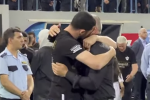 Qurbanovla Şeydayev belə vidalaşdı - VİDEO