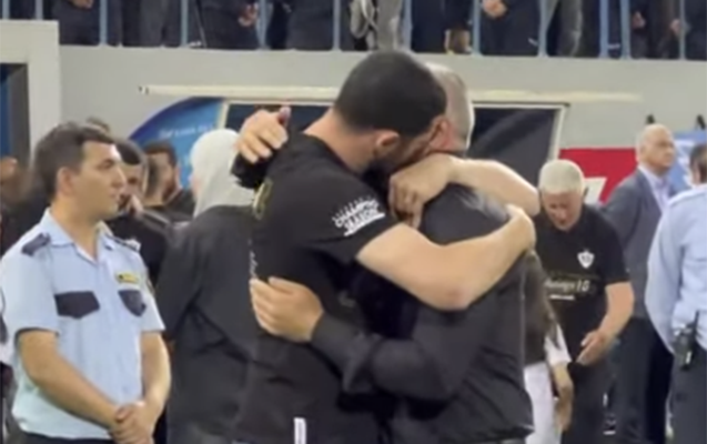 Qurbanovla Şeydayev belə vidalaşdı - VİDEO