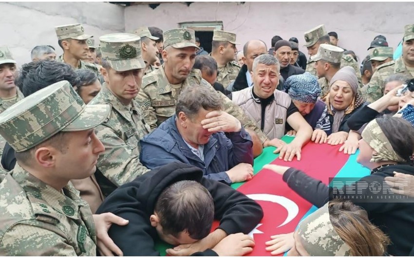 Şəhid Orxan Novruzəlizadə dəfn olundu - YENİLƏNİB