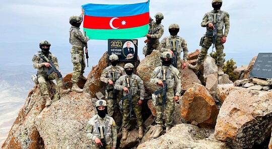 Xüsusi təyinatlılarımız Haçadağda - FOTO