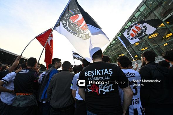 “Beşiktaş” Bakıya gəldi - FOTO/VİDEO