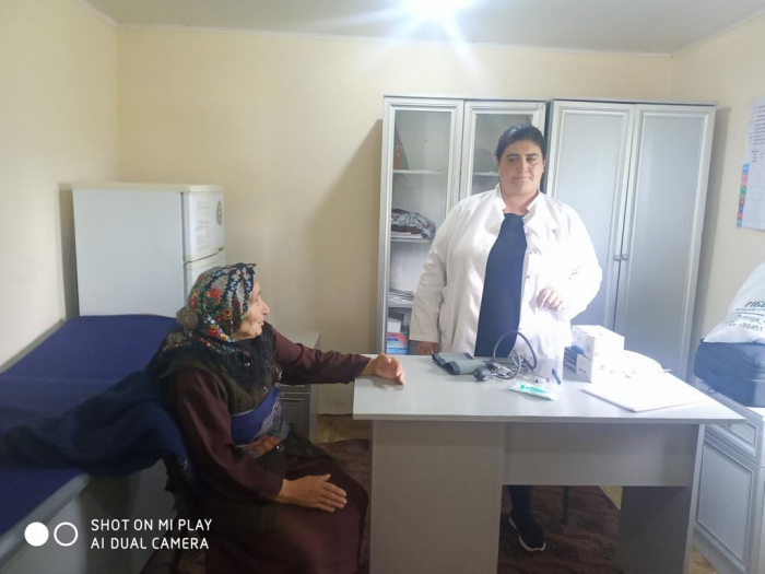 Söyüdlüdə monitorinqlər davam etdirilir - Kənd sakinləri tibbi müayinədən keçirilir - FOTOLAR