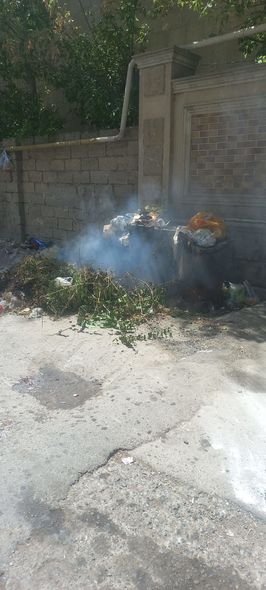 Küçəni zibillədilər, cərimələndilər - FOTOLAR