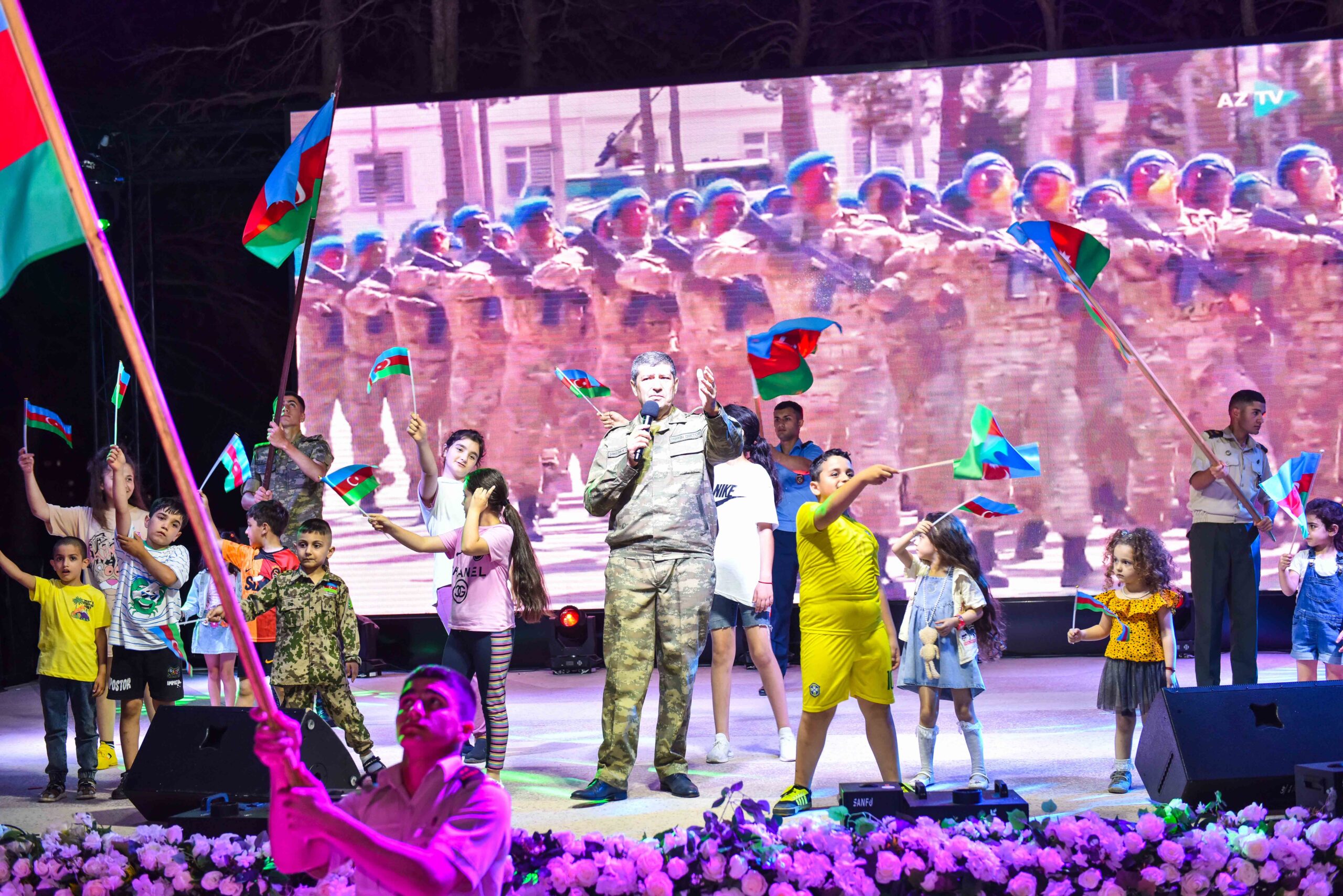 Xətaidə Silahlı Qüvvələr Gününə həsr olunmuş möhtəşəm tədbir keçirildi - VİDEO