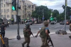 "Vaqner" Rostovu ələ keçirdi: şəhərdən tarixi görüntülər - VİDEO