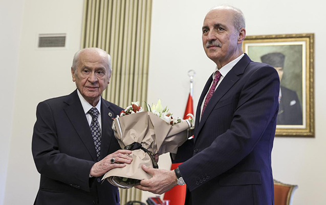 Numan Qurtulmuş TBMM sədrliyini Baxçalıdan təhvil aldı - Foto / YENİLƏNİB