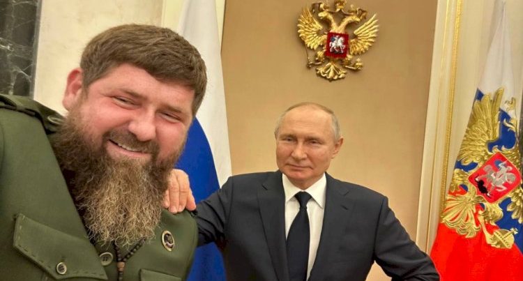 Putinlə Kadırovdan daha bir diqqətçəkən FOTO