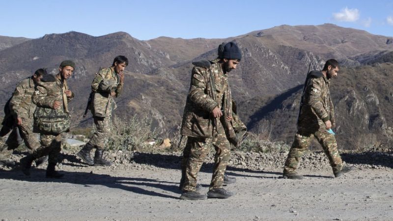 Erməni hərbçilər Qarabağdan qaçmaq istədi, sərhədçilərimiz müdaxilə etdi - VİDEO