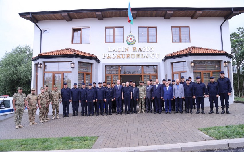 Baş prokuror Laçın və Qubadlıda: hərbi hissələrdə olub - FOTO / YENİLƏNİB