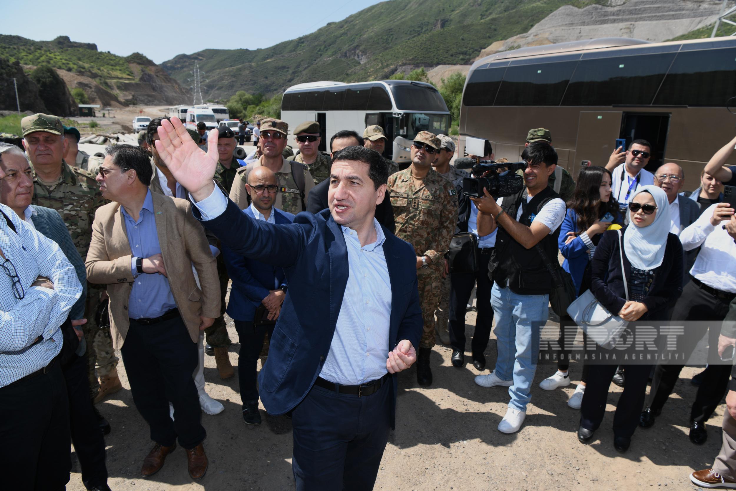 Diplomatik korpus üzvləri Laçında - YENİLƏNİB