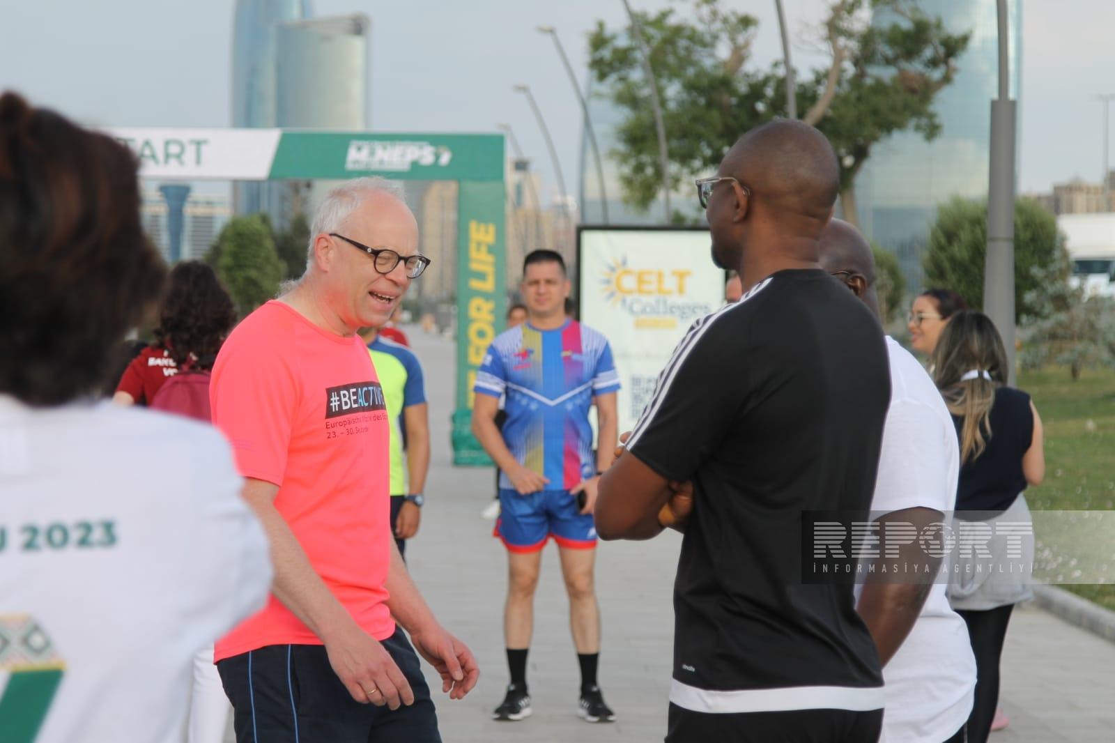 Bakıda “Səhər marafonu” keçirildi - FOTOLAR
