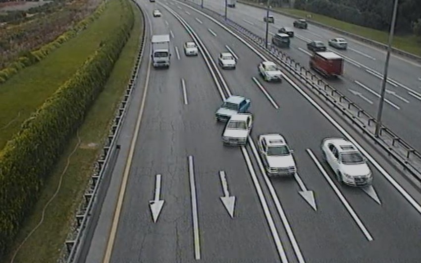 Bakıda sürət yarışı keçirənlər saxlanıldı - VİDEO