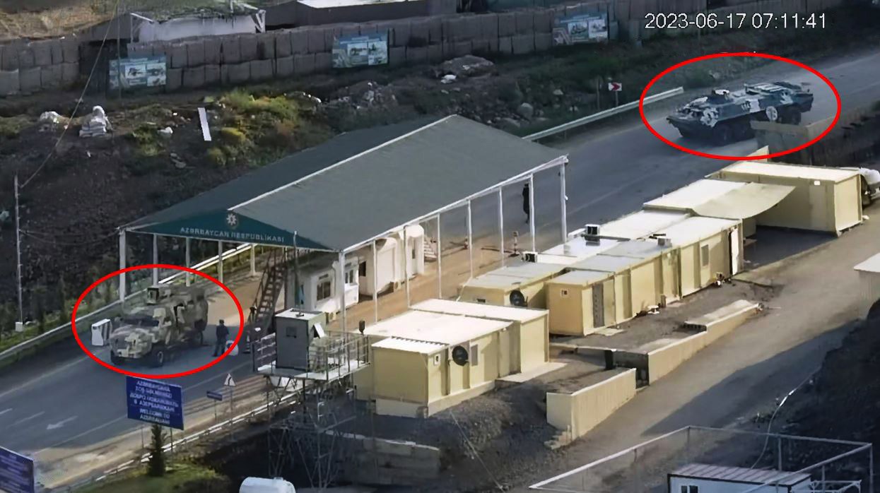 “Laçın” postuna zirehli texnika yeridildi - FOTO