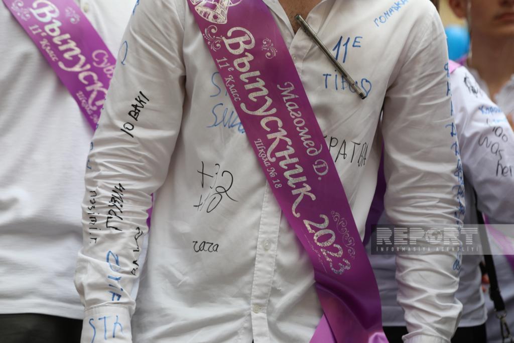 Azərbaycan məktəblərində “Son zəng” çalındı - FOTOLAR