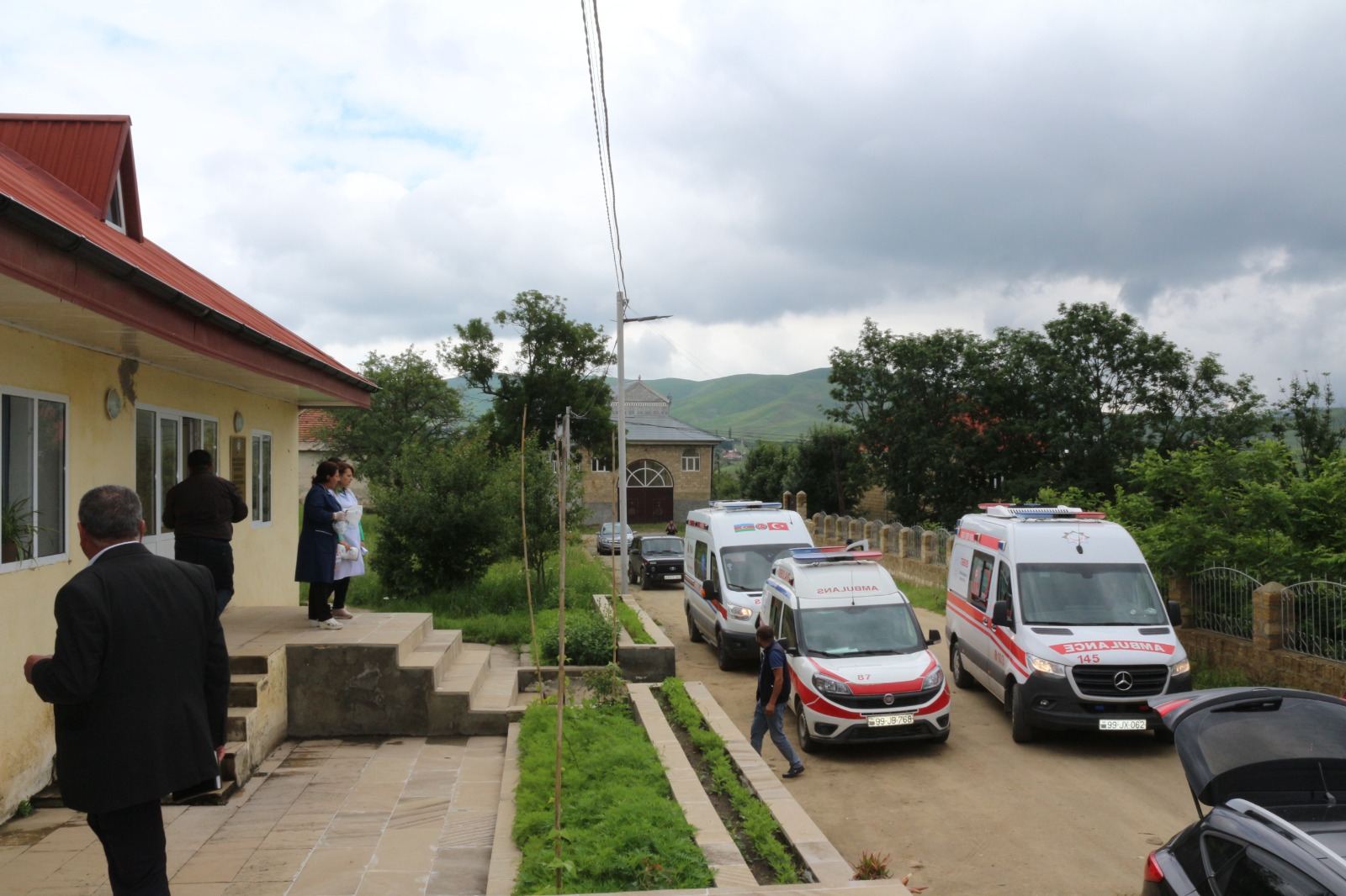 Söyüdlüdə monitorinqlər davam etdirilir - Kənd sakinləri tibbi müayinədən keçirilir - FOTOLAR