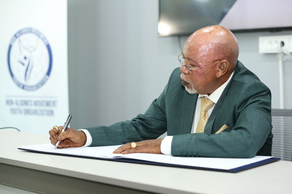 Qoşulmama Hərəkatı Gənclər Təşkilatının mənzil qərargahının açılış mərasimi - FOTOLAR