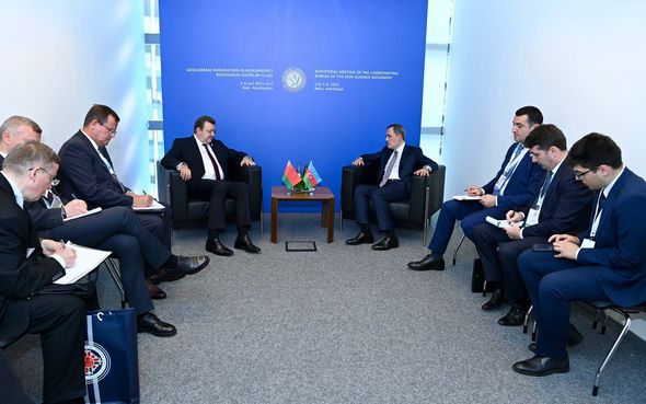 Ceyhun Bayramov Sergey Aleyniklə görüşdü - FOTO