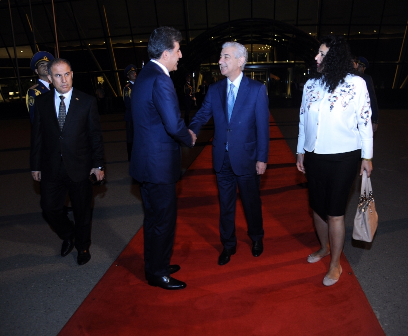 Bərzaninin Azərbaycana səfəri başa çatdı - FOTO