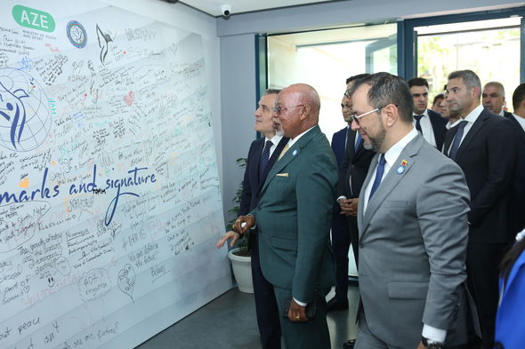 Qoşulmama Hərəkatı Gənclər Təşkilatının mənzil qərargahının açılış mərasimi - FOTOLAR