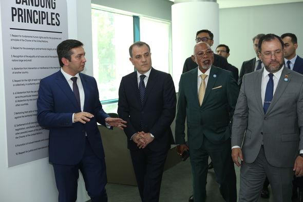 Qoşulmama Hərəkatı Gənclər Təşkilatının mənzil qərargahının açılış mərasimi - FOTOLAR