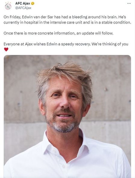 “Mançester Yunayted” və “Ayaks”ın əfsanəvi oyunçusu beyin qanaması keçirdi - FOTO