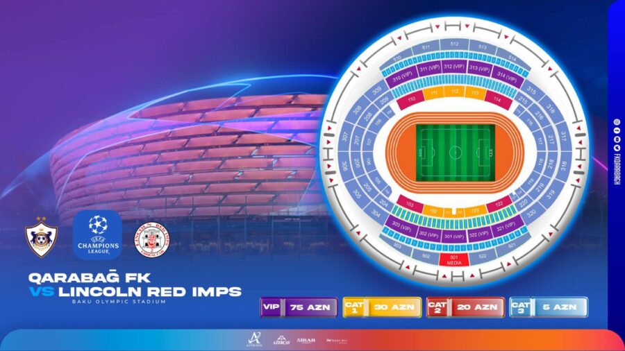 “Qarabağ"ın oyununa biletlər satışa çıxarılır 1 “Qarabağ"ın oyununa biletlər satışa çıxarılır