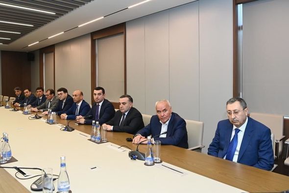 Nazirlikdə Xələf Xələfovla görüş keçirildi - FOTO