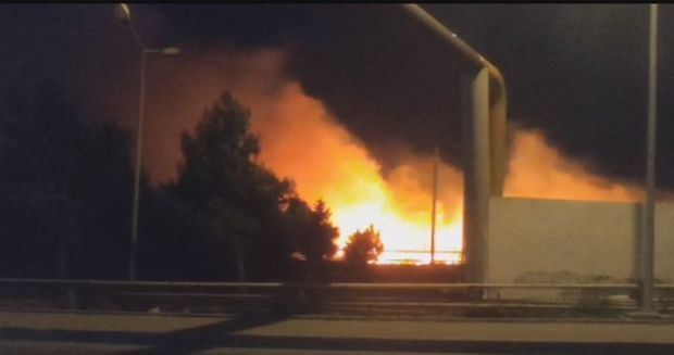 Bakıda açıq ərazidə güclü yanğın oldu - FOTO/VİDEO