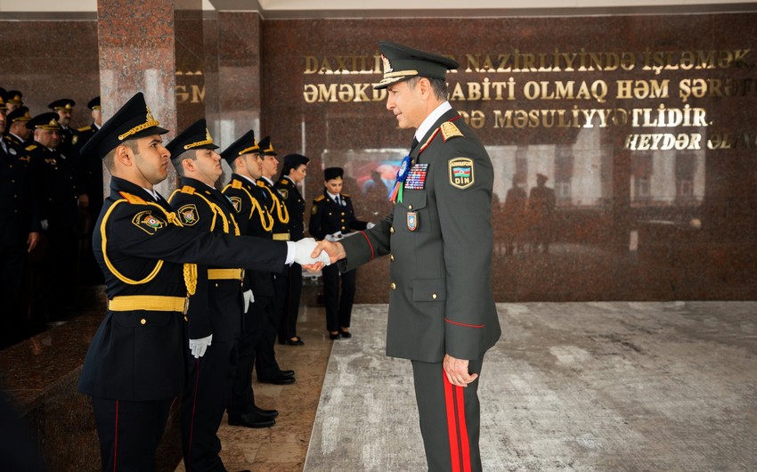 DİN-də “Polis Günü” ilə bağlı təntənəli mərasim oldu - VİDEO