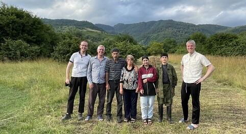 Britaniya səfiri İsmayıllıda tufana düşdü - FOTO
