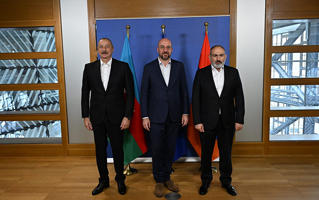 Üçtərəfli görüşdən yeni görüntülər - Video