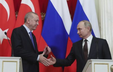 erdogan putin 5 mart moskva foto AP